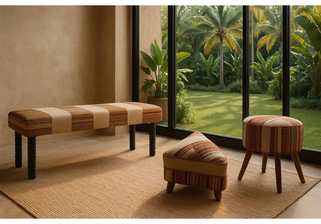 Υποπόδια Home ESPRIT 40 x 40 x 45 cm