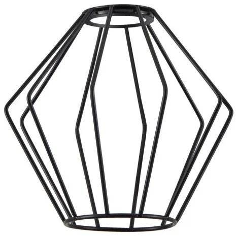 Καπέλο Φωτιστικού Μαύρο Πλέγμα 20x20cm Adept 77-8259 Homelighting-77-8259-Μαύρο 77-8259