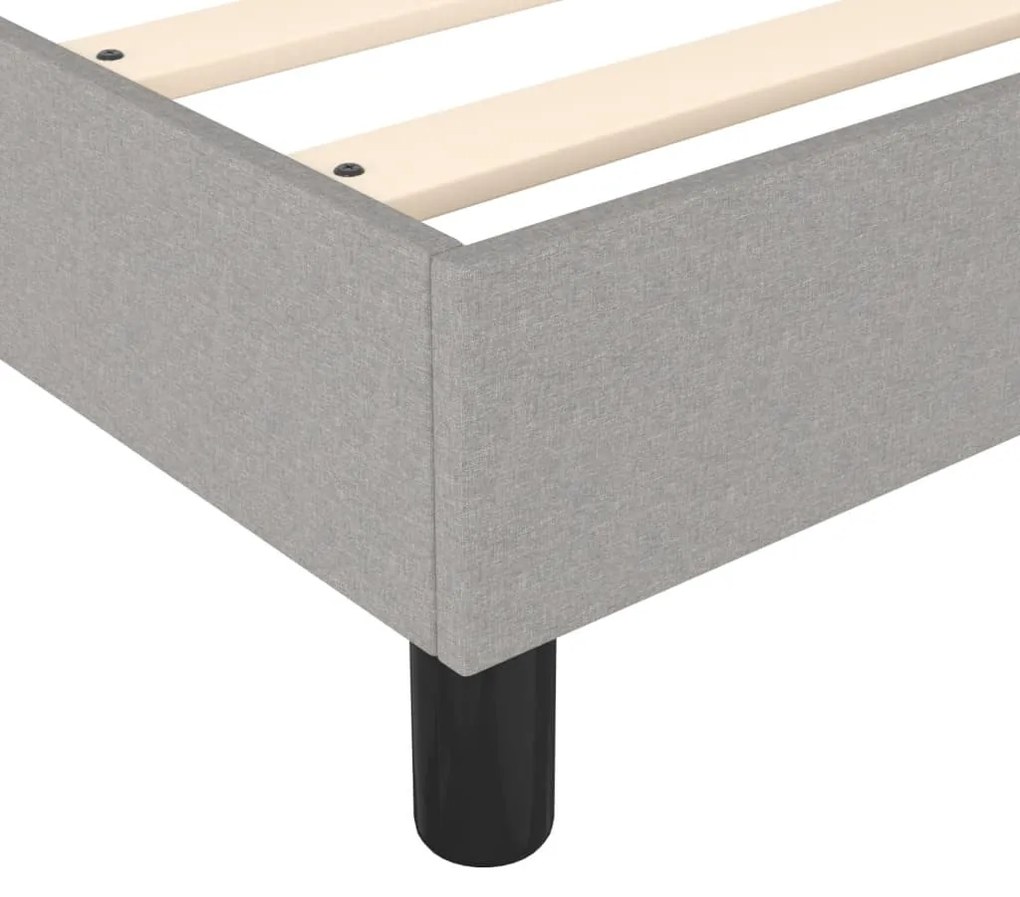 ΚΡΕΒΑΤΙ BOXSPRING ΜΕ ΣΤΡΩΜΑ ΑΝΟΙΧΤΟ ΓΚΡΙ 140X190 ΕΚ. ΥΦΑΣΜΑΤΙΝΟ 3144069