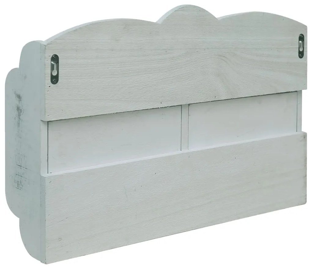 vidaXL Κρεμάστρα Τοίχου Πράσινη 50 x 10 x 34 εκ. Ξύλινη