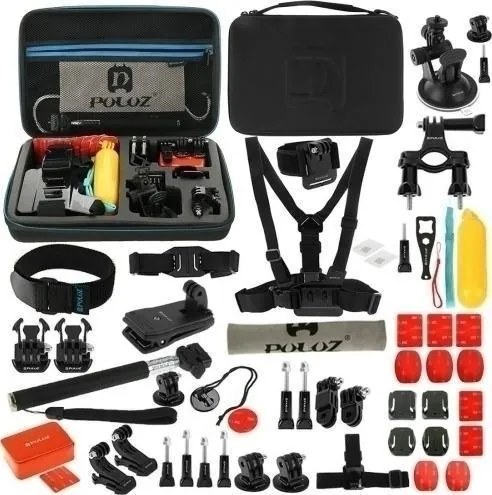 Puluz Σετ Αξεσουάρ 53 in 1 για Action Cameras GoPro