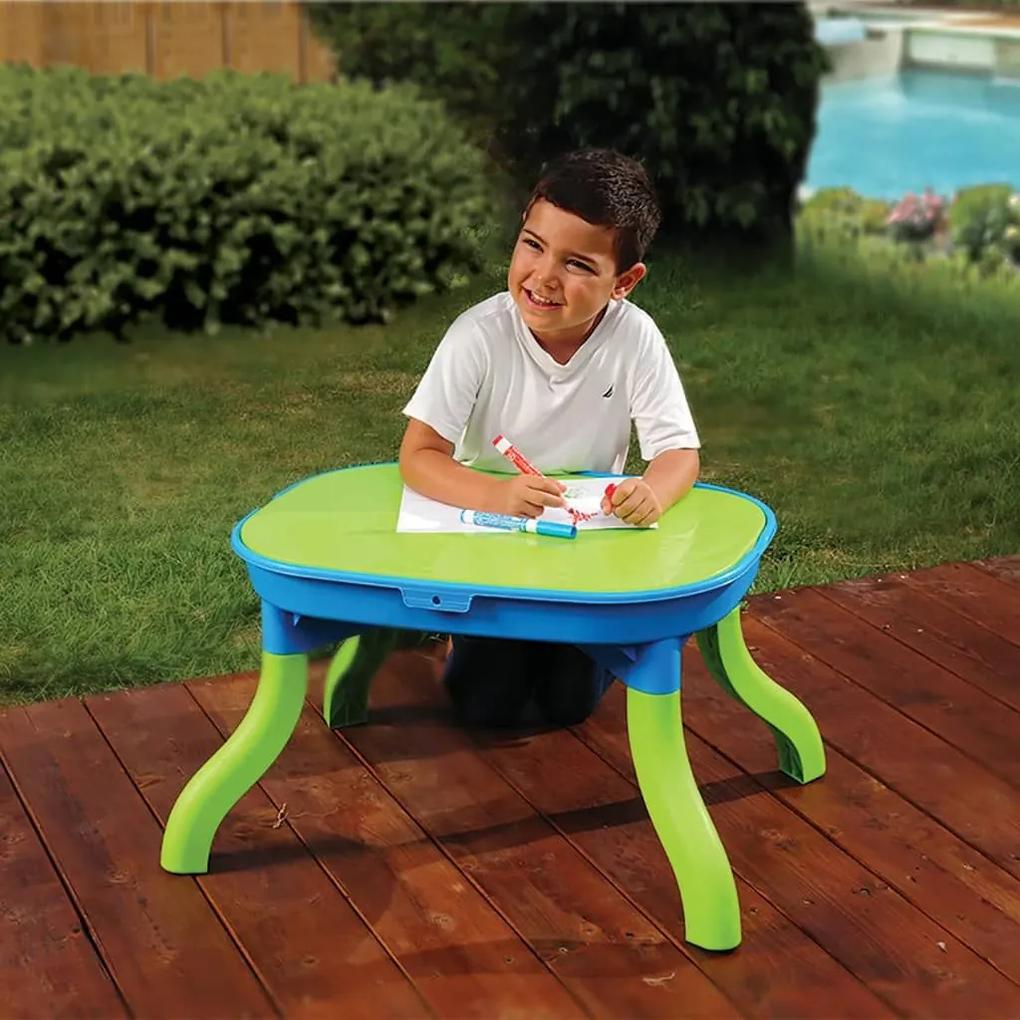 Παιδικό Τραπέζι με Άμμο &amp; Νερό 67,5x52x38 εκ. Πολυπροπυλένιο - Μπλε