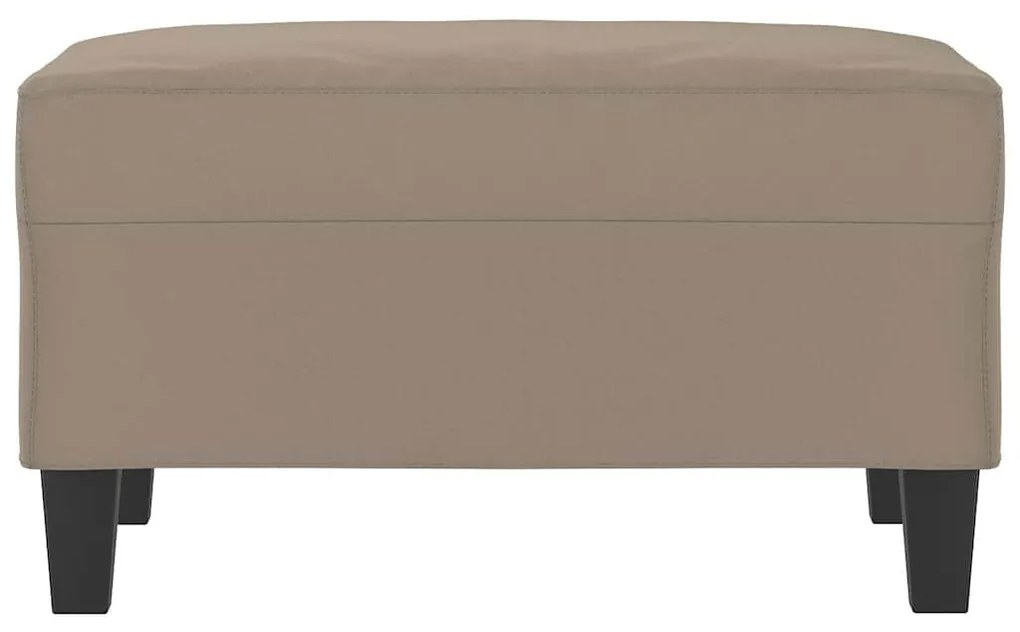 vidaXL Υποπόδιο Taupe 70 x 55 x 41 εκ. από Ύφασμα Μικροϊνών