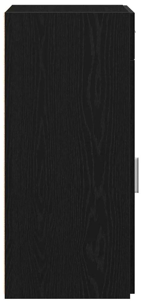 vidaXL Πλαϊνό γραφείο με συρτάρι Μαύρη Οξυά 50 x 42,5 x 93 εκ.