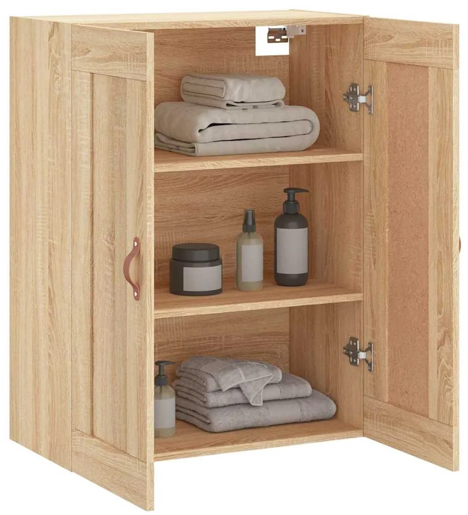 vidaXL Ντουλάπι Επιτοίχιο Sonoma Δρυς 69,5 x 34 x 90 εκ. Επεξεργ. Ξύλο