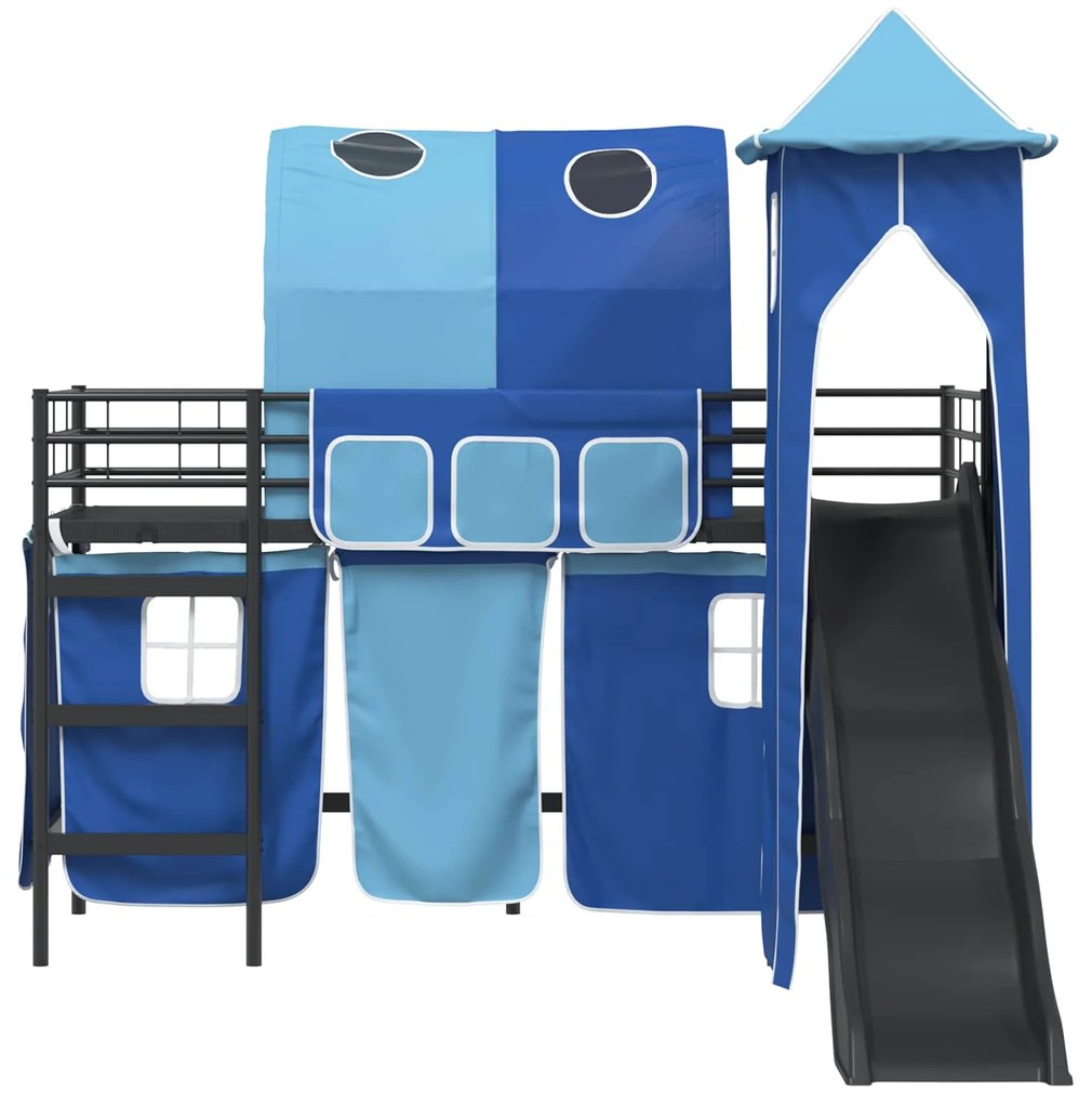 vidaXL Μαύρο και μπλε 99,5 x 190 εκ.