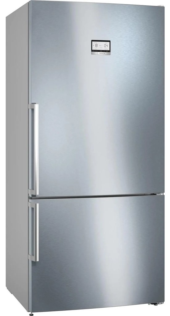 Bosch KGN86AIDR Ψυγειοκαταψύκτης 631lt, NoFrost, D (Υ186xΠ86xΒ81) Inox