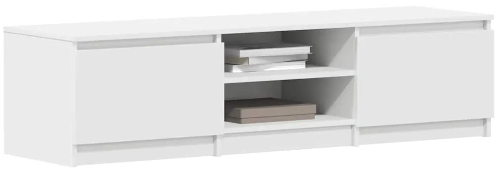 vidaXL Έπιπλο Τηλεόρασης Λευκό 140 x 40 x 35,5 εκ. από Επεξ. Ξύλο