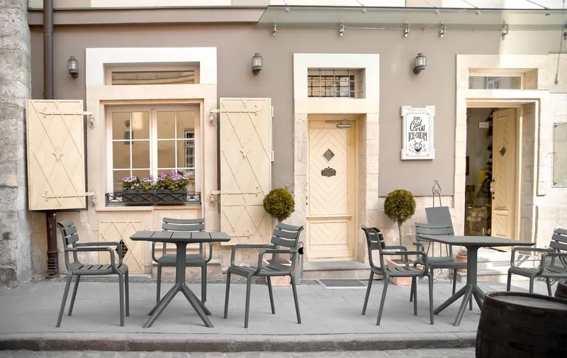PARIS DARK GREY 80X80X74εκ. ΤΡΑΠΕΖΙ ΠΟΛ/ΝΙΟΥ 80X80X74εκ.