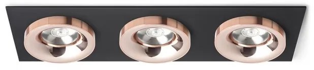 Χωνευτό Σποτ Φωτιστικό Οροφής Led SHARM SQ III H33,4 Φ11,4 Rendl R13263 Χάλκινο