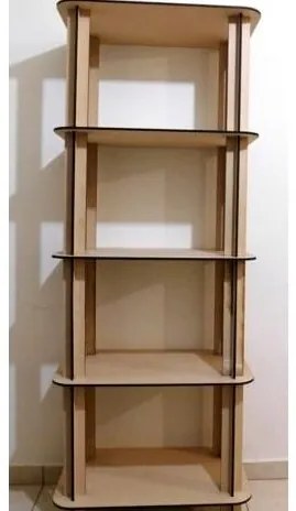 Intra απο ξύλο plywood 3mm-4mm πάχος – Modular 5 Shelf Tall Shelving Unit File 35x40 cm INTRAVECTRY-MY559368