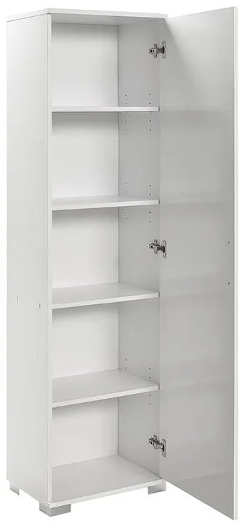 Ντουλάπι-στήλη Chad1 λευκό gloss 45x32x169εκ 45x32x169 εκ.