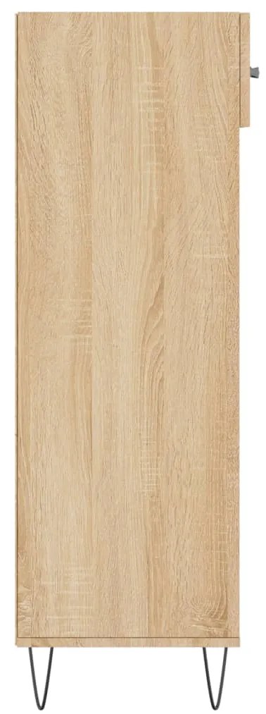 vidaXL Παπουτσοθήκη Sonoma Δρυς 60x35x105 εκ. από Επεξεργασμένο Ξύλο