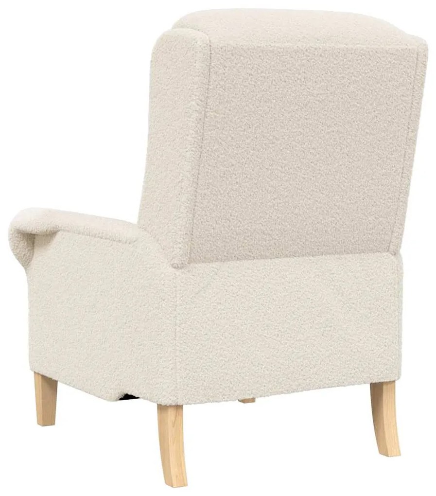 vidaXL Πολυθρόνα Κρεμ 76 x 94 x 102 εκ. ύφασμα