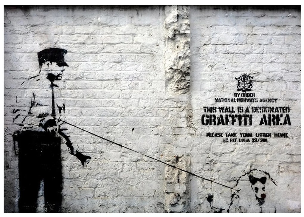 Φωτοταπετσαρία - Banksy - Graffiti Area 100x70