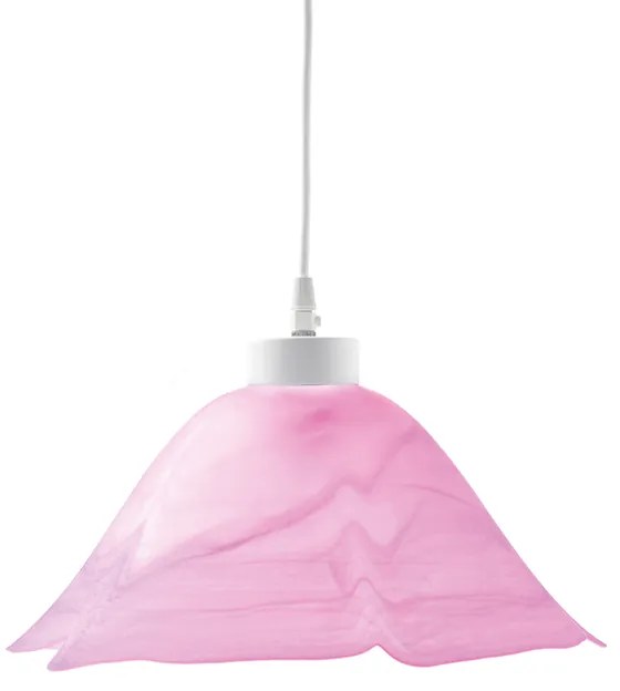 Φωτιστικό Οροφής Νο379 Φ33 W.ALABASTER PINK SATIN MELROSE - 3795 - 3795