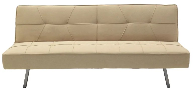Καναπές-κρεβάτι Travis pakoworld 3θέσιος με ύφασμα μπεζ 175x83x74εκ (1 τεμάχια)