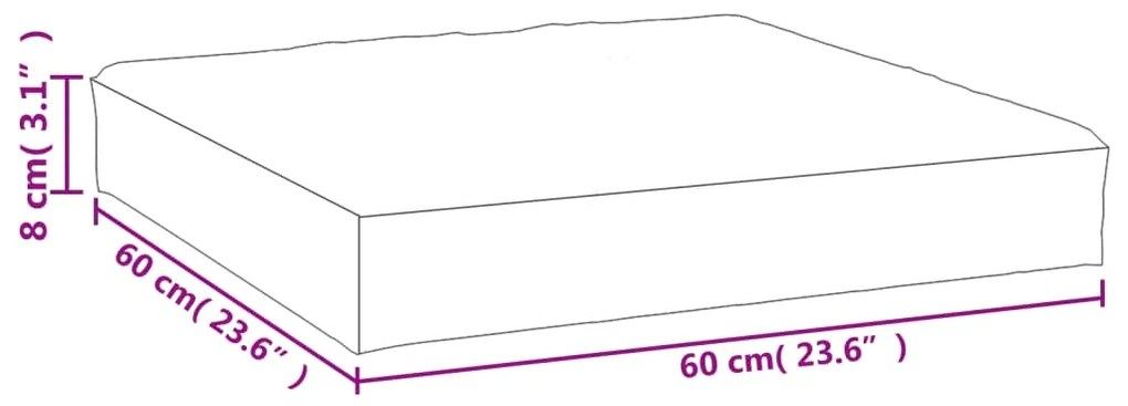 ΜΑΞΙΛΑΡΙ ΠΑΛΕΤΑΣ ΜΠΛΕ &amp; ΛΕΥΚΟ ΡΙΓΕ 60X60X8 ΕΚ. ΎΦΑΣΜΑ OXFORD 361804