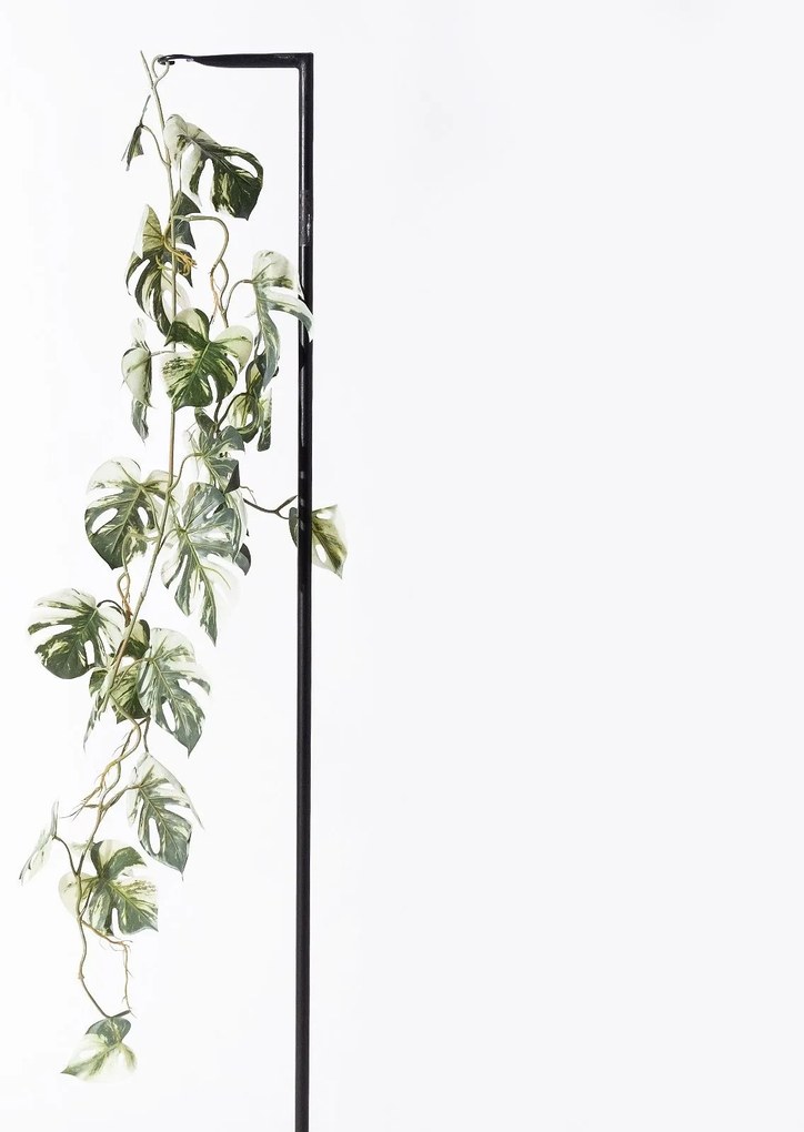 Supergreens Τεχνητή Γιρλάντα Μονστέρα Albo Variegata Πράσινη 120 εκ