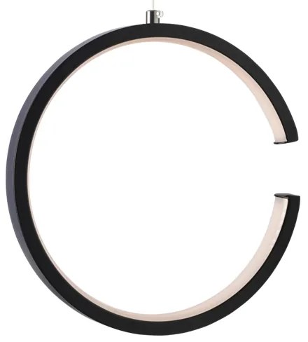 Φωτιστικό Κρεμαστο Aca V28LEDP22BK EUCLID3 Μαύρο Ματ (Black Mat) 3000K