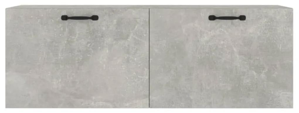 Ντουλάπι Τοίχου Γκρι Σκυρ. 100x36,5x35 εκ. Επεξεργασμένο Ξύλο - Γκρι
