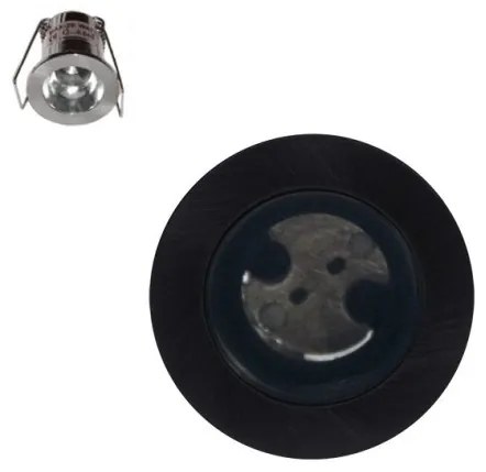 Χωνευτό Σποτ Φωτιστικό Οροφής 1xG4 12V Μαύρο BS3153NB Aca-BS3153NB-Μαύρο BS3153NB