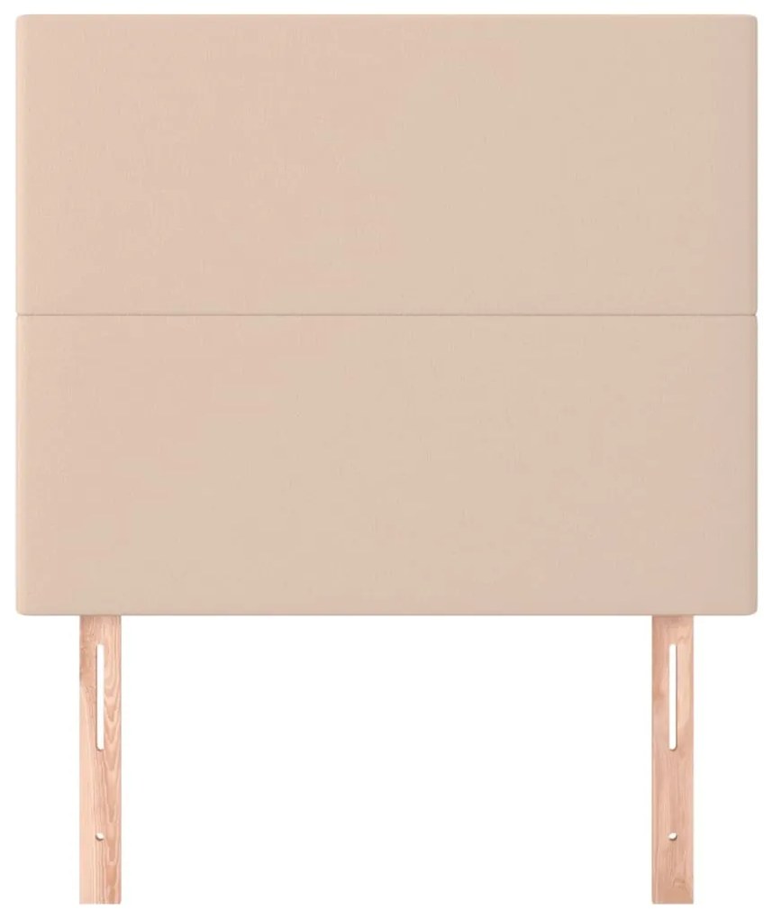 vidaXL Κεφαλάρια Κρεβατιού 2 τεμ. Καπουτσίνο 80x5x78/88 εκ. Συνθ.Δέρμα