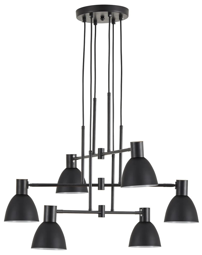 SE21-BL-100-MS2 ADEPT PENDANT Black Metal Pendant Black Metal Shade+