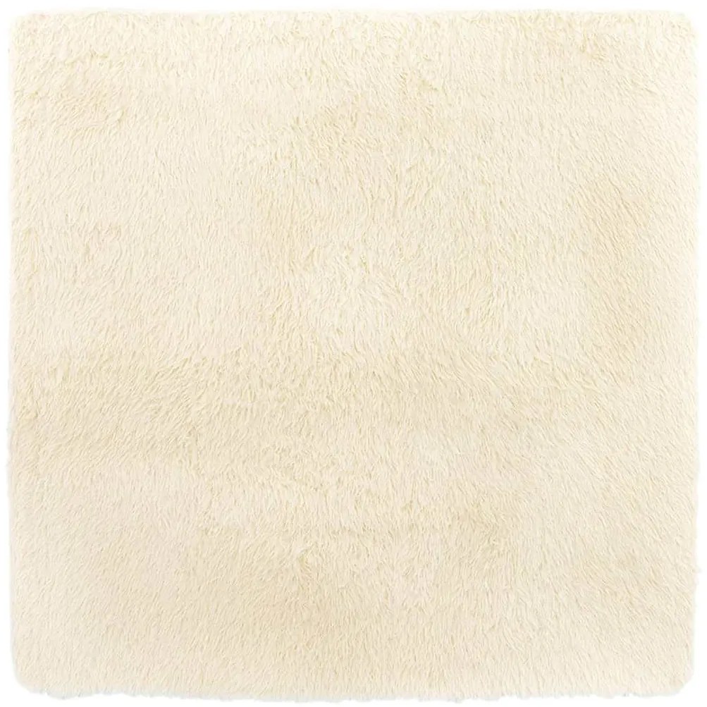 vidaXL Χαλί Shaggy με Ψηλό Πέλος NAVARRA Κρέμα 160x160 εκ. πολυεστέρας