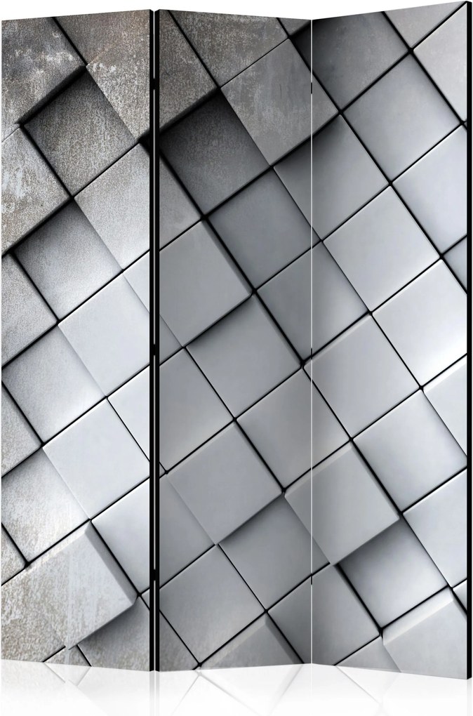 Διαχωριστικό με 3 τμήματα - Gray background 3D [Room Dividers]