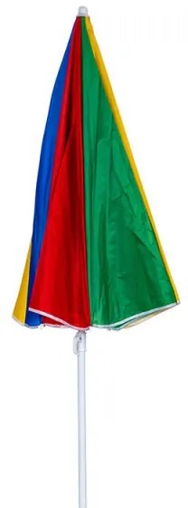 Ομπρέλα παραλίας Muhler U5037 651449, 180x180 cm, Χωρίς βάση, Βραχίονας σπασίματος, 8 πλευρές, Ποικιλία