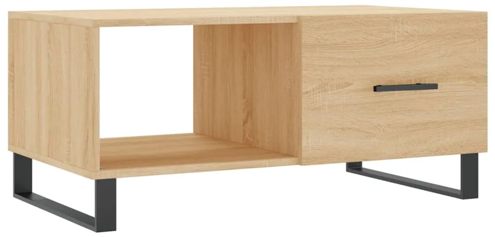 vidaXL Τραπεζάκι Σαλονιού Sonoma Δρυς 90x50x40 εκ. Επεξεργασμένο Ξύλο