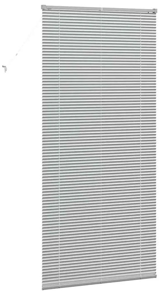 vidaXL Ρολό Παραθύρου με κουρτίνες Ασημί Αλουμίνιο