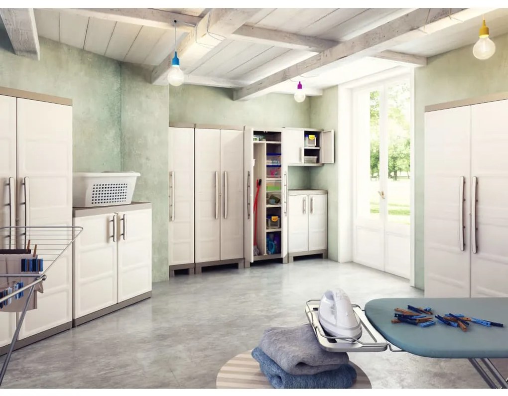 Keter Ντουλάπι Αποθήκευσης με Ράφια Excellence Μπεζ / Taupe 97 εκ.