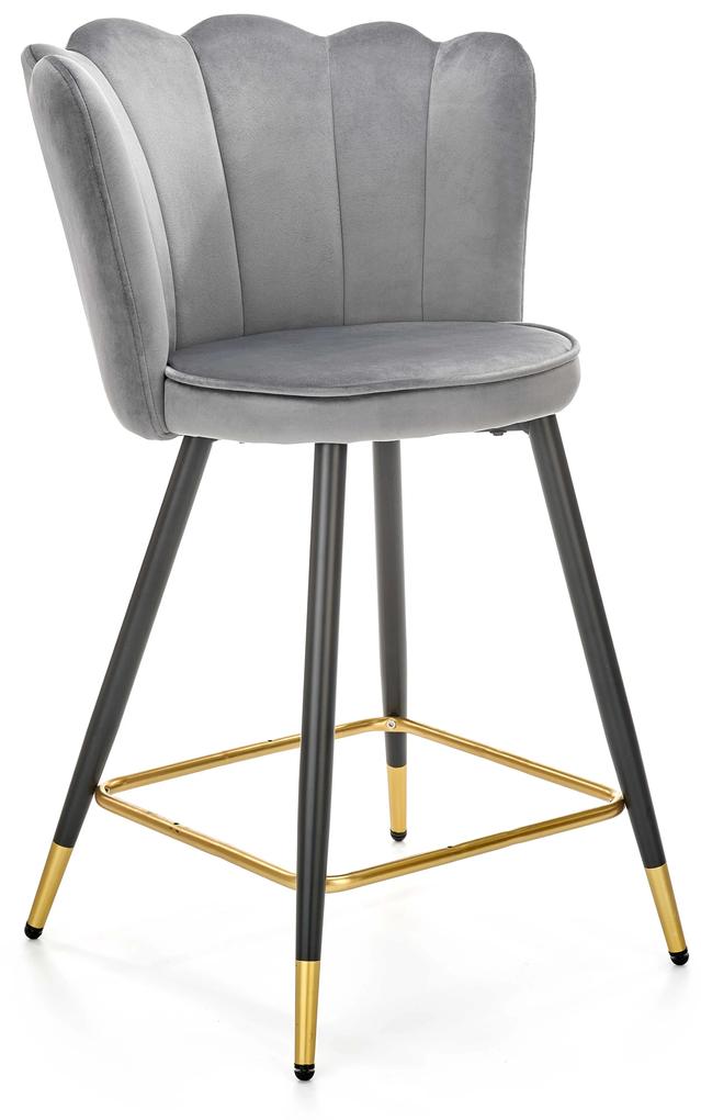 60-20775 H106 bar stool, color: grey DIOMMI V-CH-H/106-POPIELATY, 1 Τεμάχιο