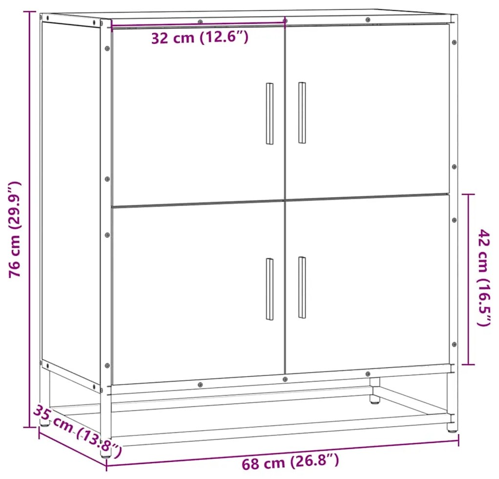 ΣΥΡΤΑΡΙΕΡΑ ΚΑΦΕ ΔΡΥΣ 68X35X76 CM ΚΑΤΑΣΚΕΥΑΣΜΕΝΟ ΞΥΛΟ 848993