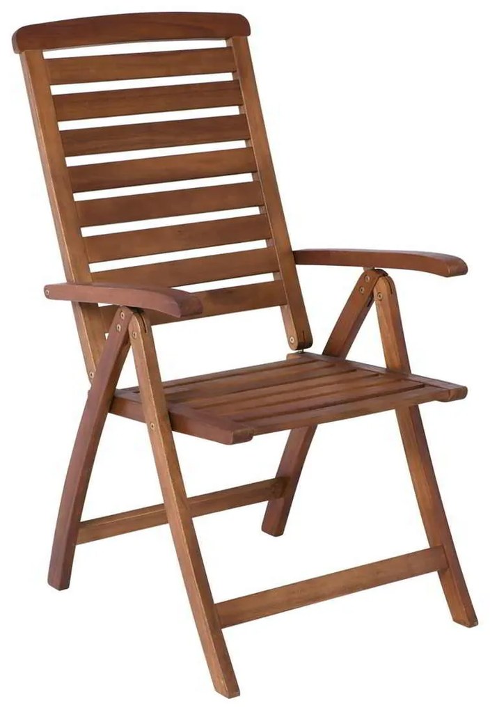 Πολυθρόνα GARDEN 5-Θ Πτυσ/νη Acacia High 58x70x105cm