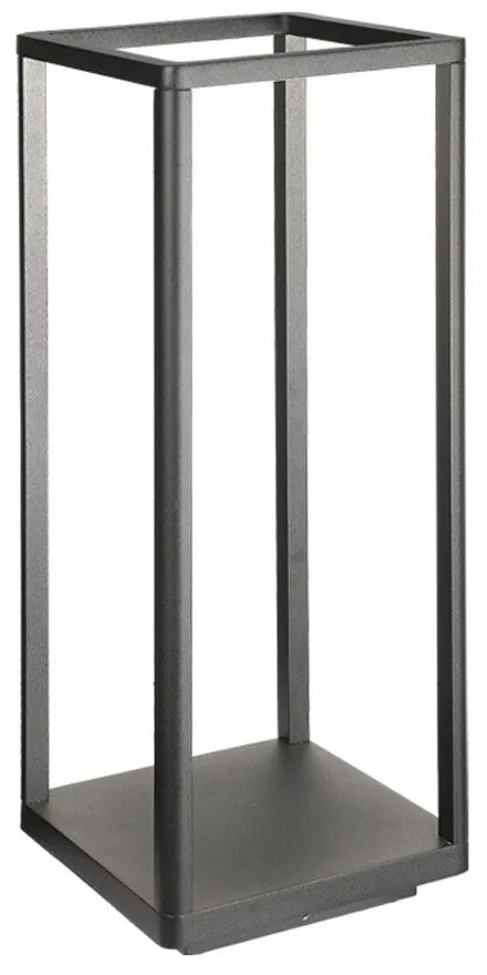 Φωτιστικό Δαπέδου - Στήλος Κήπου Nat 4309600 LED 10W 3000K 359Lm 18,1x50cm Dark Grey Viokef