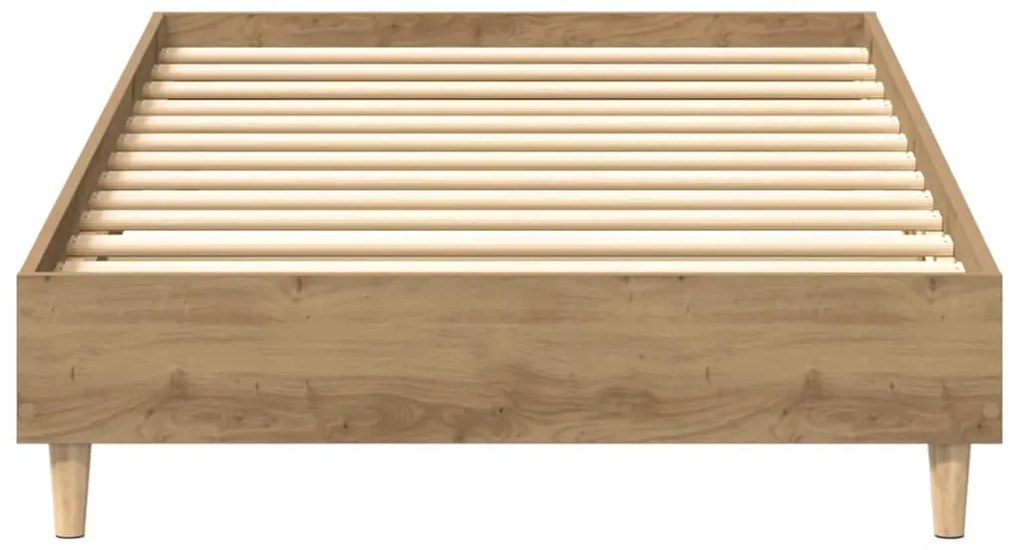 vidaXL Πλαίσιο κρεβατιού χωρίς στρώμα Artisan Oak 90x200 cm