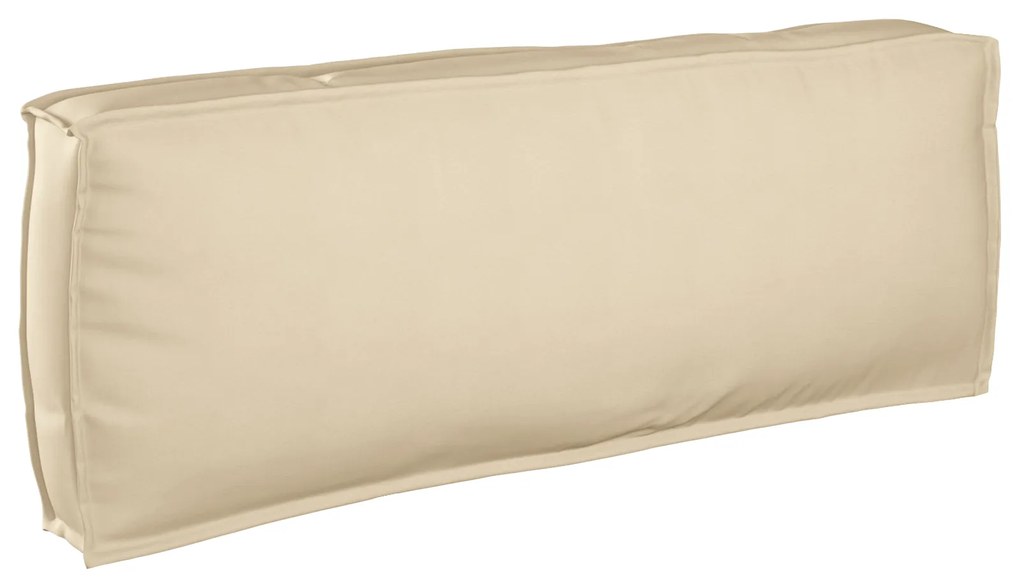 vidaXL Μαξιλάρι Πλάτης Μπεζ 120x40x12 εκ. Ύφασμα Oxford