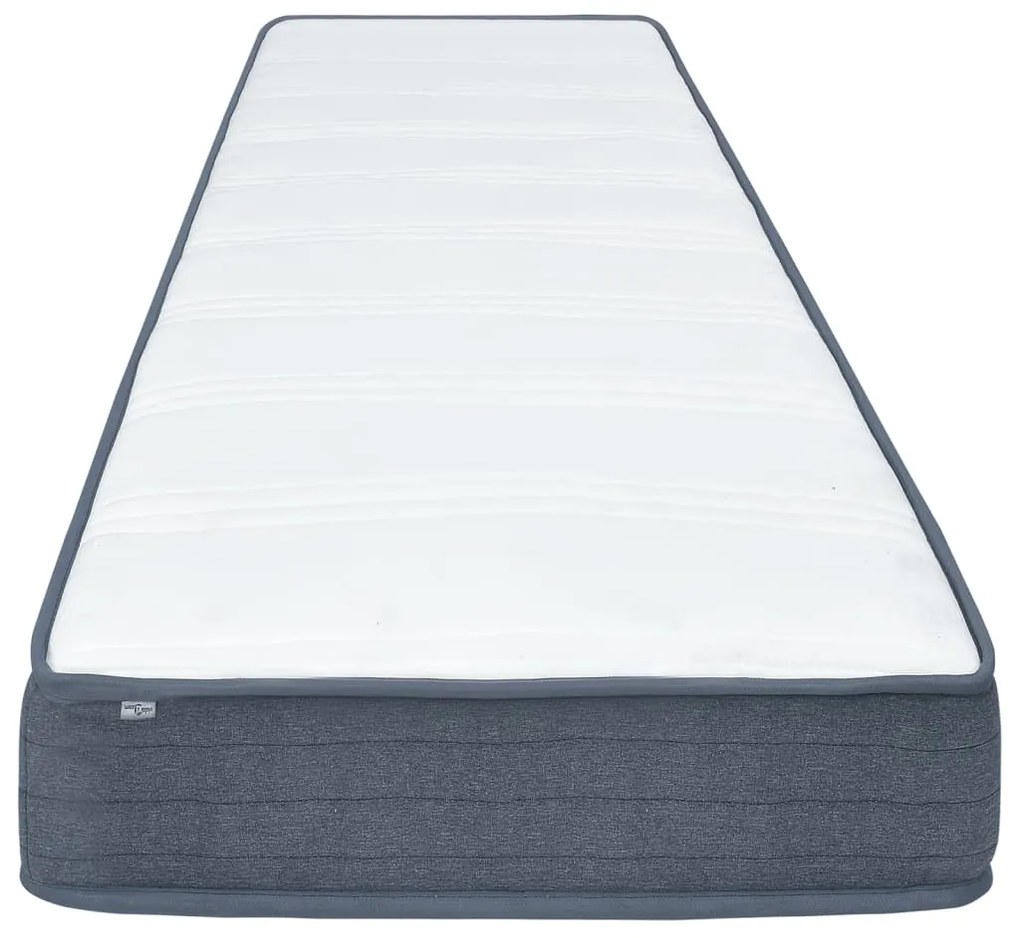 vidaXL Στρώμα Boxspring 190x90x20 εκ. μέτριας απαλότητας Υφασμάτινο