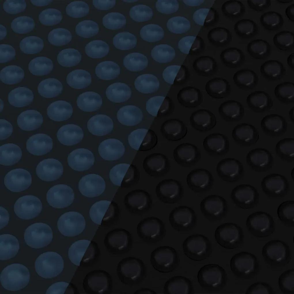 Κάλυμμα Πισίνας Ηλιακό Μαύρο/Μπλε 300 εκ. από Πολυαιθυλένιο - Μαύρο