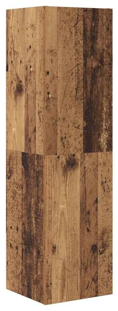 vidaXL Σετ επίπλου τηλεόρασης 4 pcs Παλαιό ξύλο 30.5 x 30 x 110 εκ.