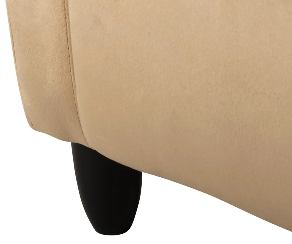 Πολυθρόνα HIBER RELAX C9782.05 Εκρού Βελούδο 67,5x90x104Υ εκ. 67.5x90x104 εκ.