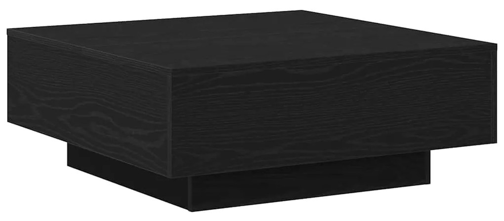 vidaXL Τραπεζάκι σαλονιού Μαύρη δρυς 80 x 80 x 31 cm
