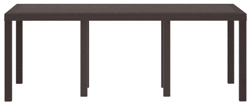vidaXL Τραπέζι Κήπου 200 x 100 x 73 εκ, Πολυράτταν