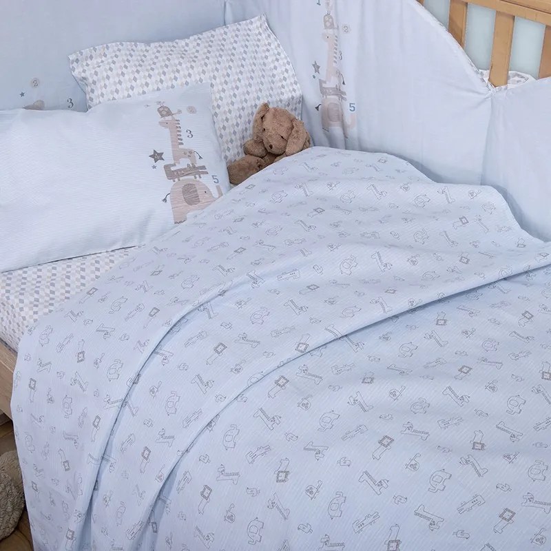 ΣΕΝΤΟΝΙ ΒΑΜΒ FAVORITE TOYS 3TMX - 2X(120X170)+1X(30X40) - L.BLUE 5205495594477