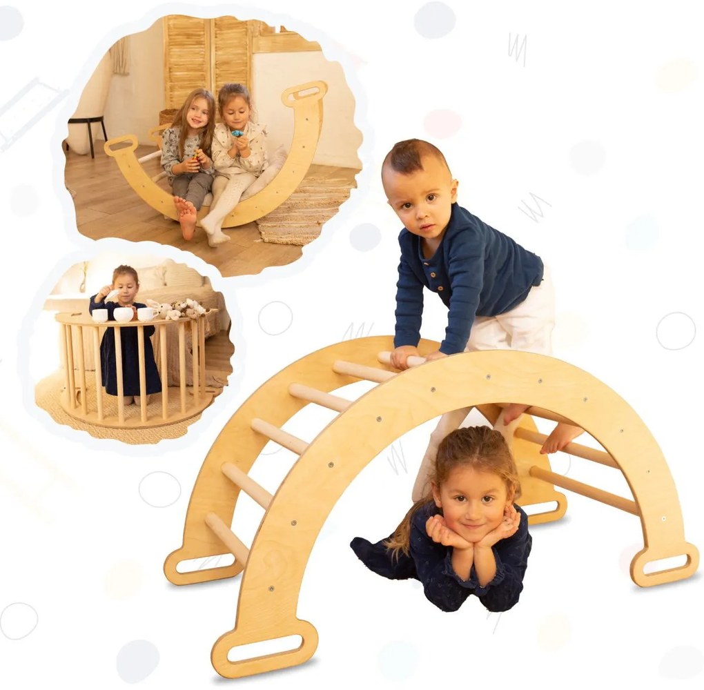 Αψιδα Αναρριχησης / Κουνια Montessori Για Παιδια 1-7 Χρονων
