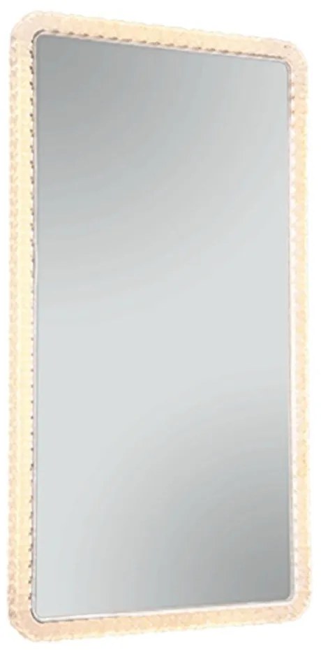 Καθρέπτης Τοίχου Yuna Led 1870200 37x70cm 18W Clear Mirrors &amp; More Πλαστικό, Γυαλί