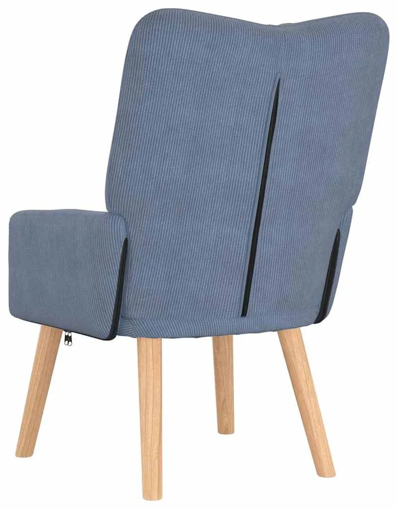 vidaXL Χαλαρωτική Πολυθρόνα Μπλε 63 x 67 x 94 εκ. ύφασμα